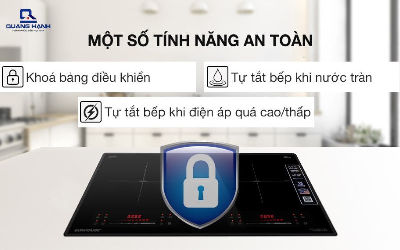 Tính năng an toàn bếp từ