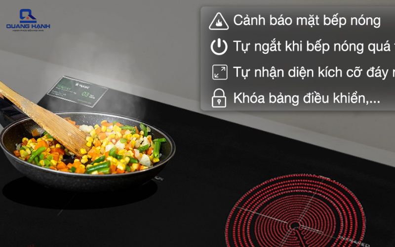 Tính năng an toàn bếp từ