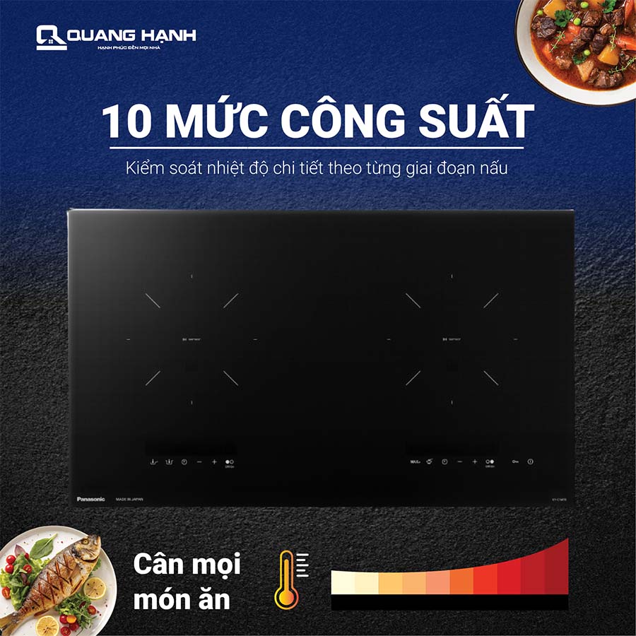 Bếp từ đôi lắp âm Panasonic KY-C1W70KRA QH246947 7
