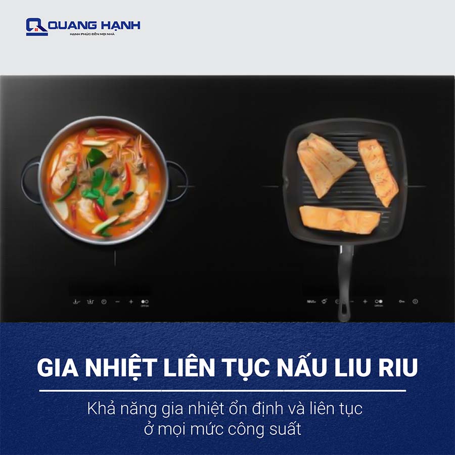 Bếp từ đôi lắp âm Panasonic KY-C1W70KRA QH246947 6