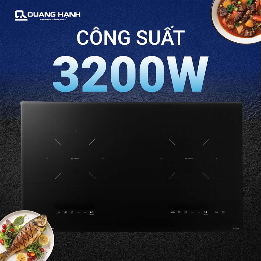 Bếp từ đôi lắp âm Panasonic KY-C1W70KRA QH246947 5