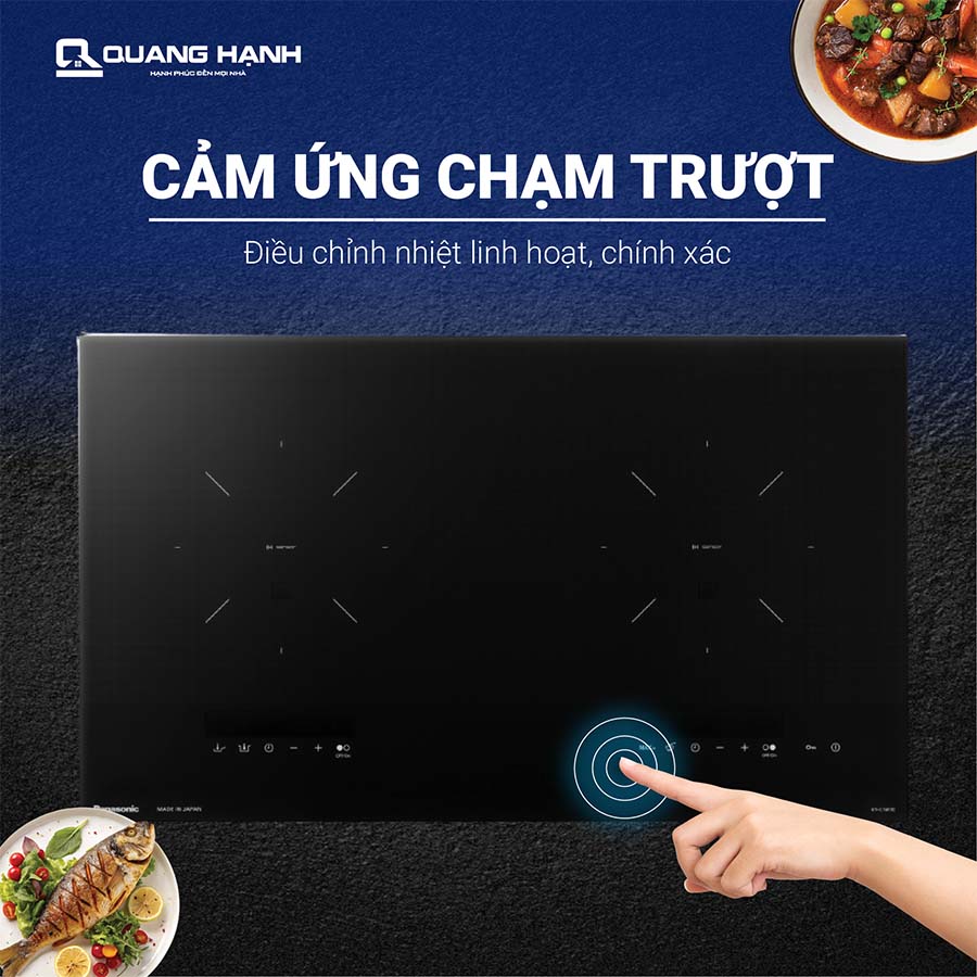 Bếp từ đôi lắp âm Panasonic KY-C1W70KRA QH246947 4
