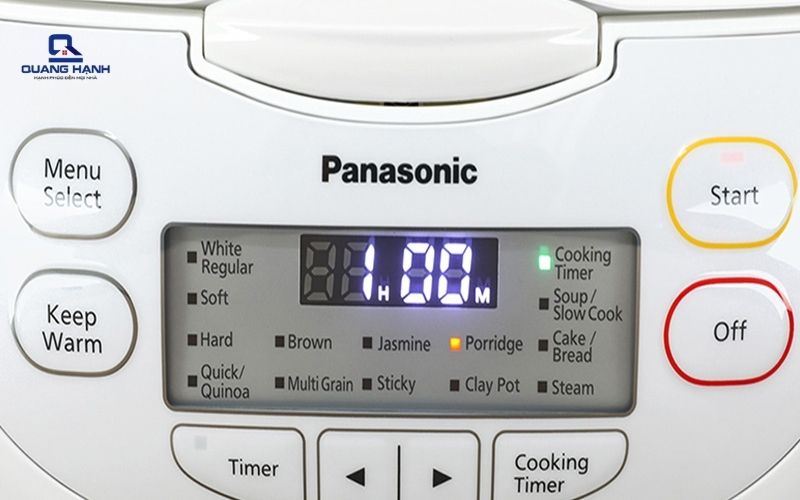 cách sử dụng nồi cơm điện panasonic