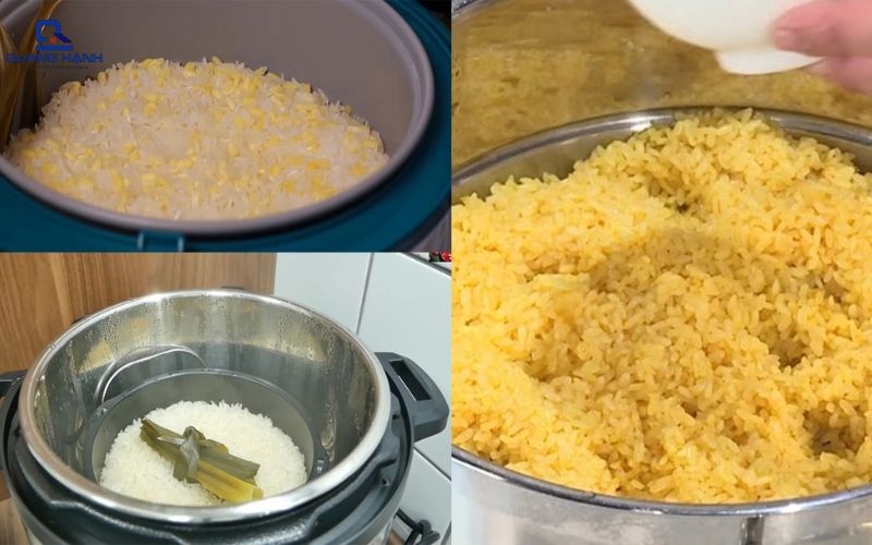 Công dụng nồi cơm điện - Nấu xôi