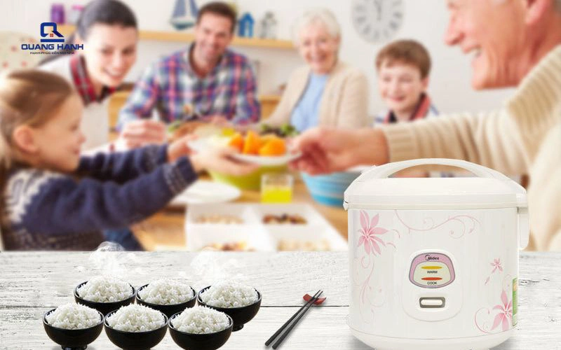 Hướng dẫn cách sử dụng nồi cơm điện Midea
