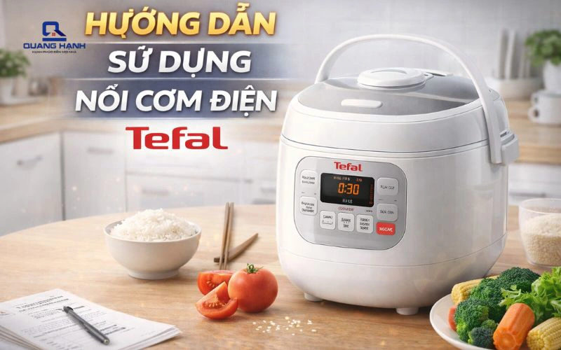 Hướng dẫn sử dụng nồi cơm điện Tefal đúng cách