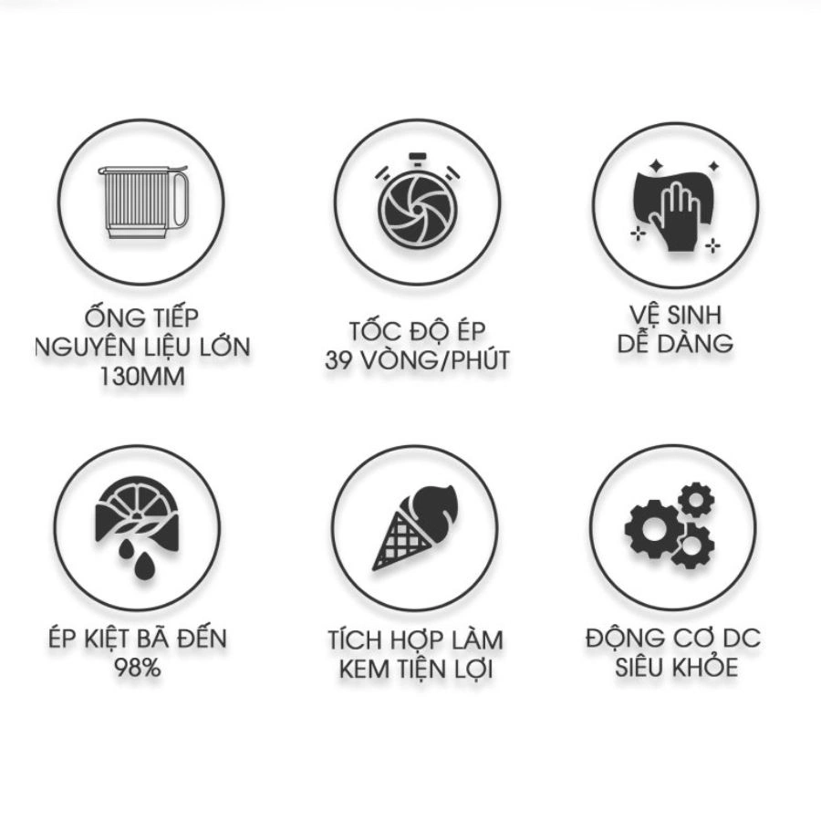 Máy ép chậm KALITE KSJ868 QH242766 2