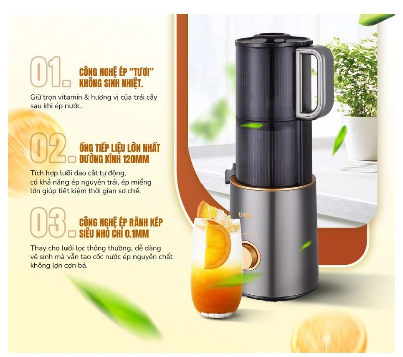 Máy ép chậm UNIE USJ866 QH242638 5