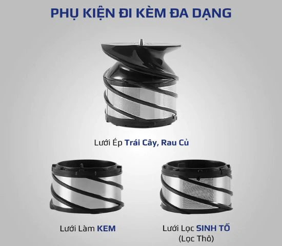 máy ép trái cây Olivo hiện nay có thiết kế nhỏ gọn
