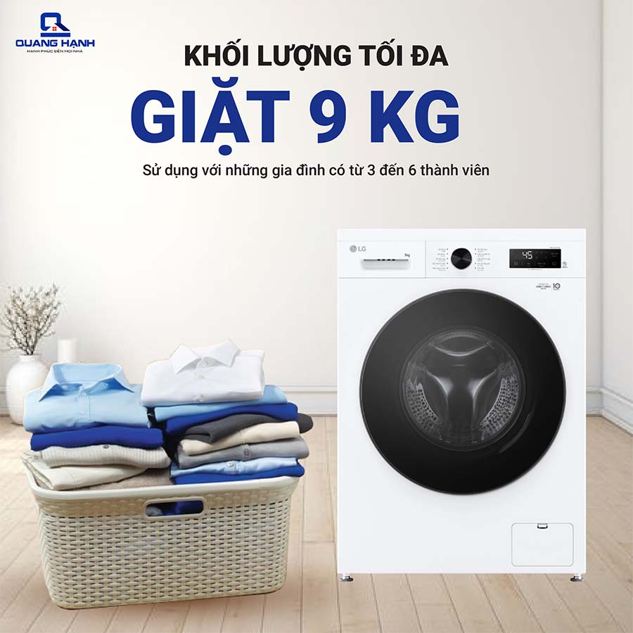 Máy giặt LG Inverter 9 kg FB1209S5W QH247021 5