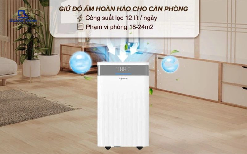 máy hút ẩm 12l