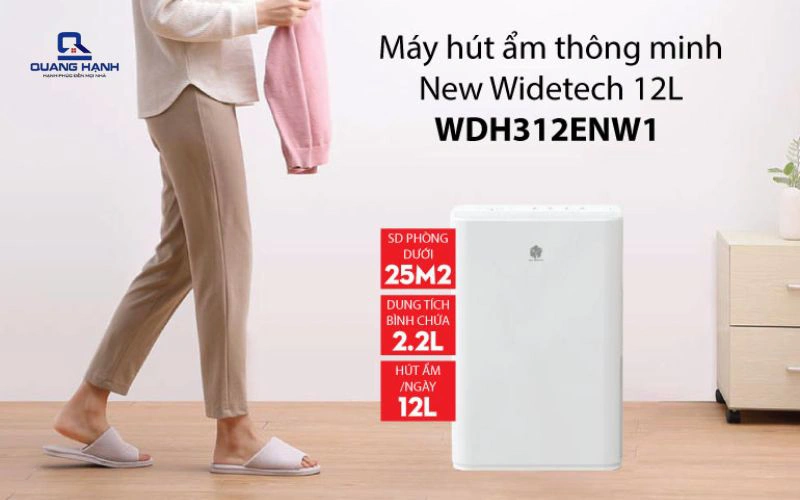 máy hút ẩm 12l