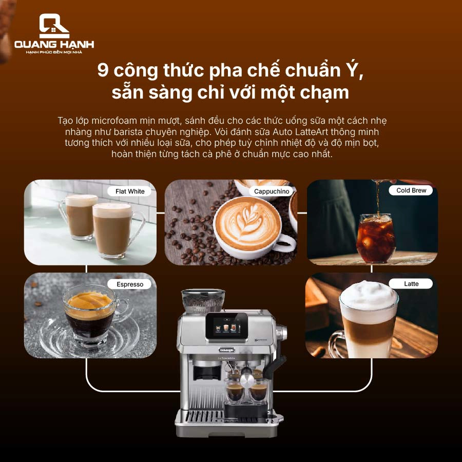 Máy pha cà phê DeLonghi La Specialista Touch EC9455.M QH247203 5