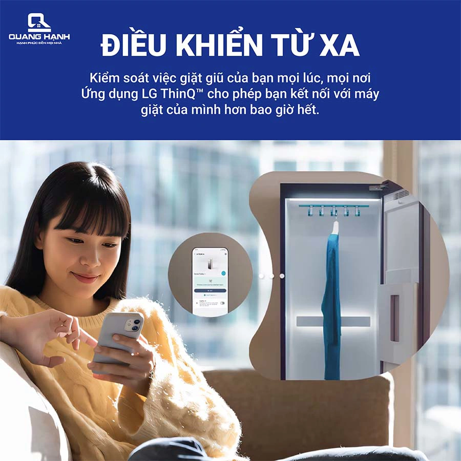 Tủ chăm sóc quần áo thông minh LG Styler Inverter 5 móc SC5MNR4G QH246385 6
