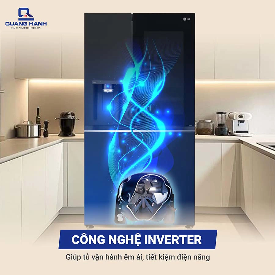 Tủ lạnh LG Inverter 635 lít Side By Side InstaView GR-G257BL QH245981 7