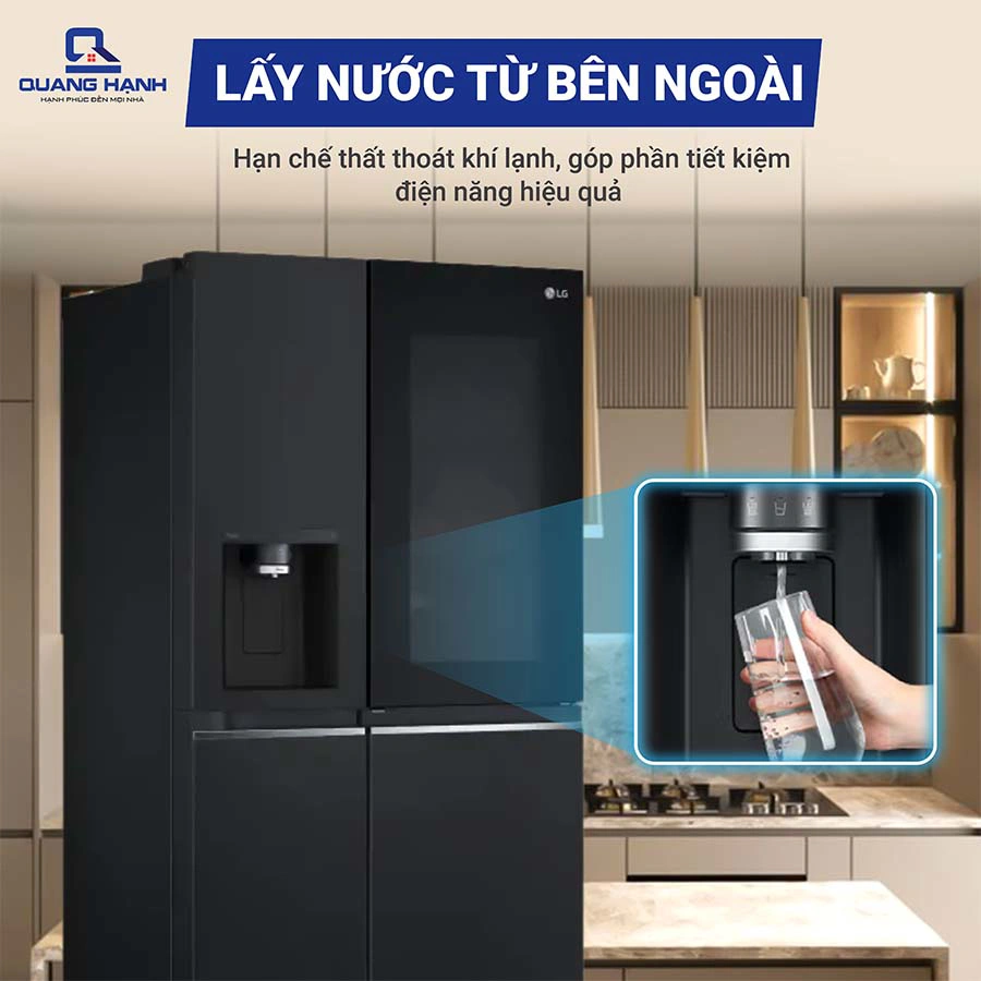 Tủ lạnh LG Inverter 635 lít Side By Side InstaView GR-G257BL QH245981 10