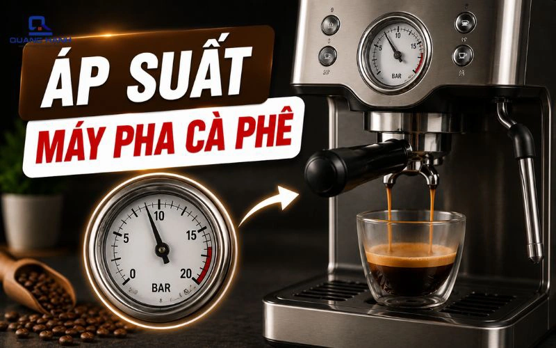 Cách chỉnh áp suất máy pha cà phê đúng chuẩn Espresso