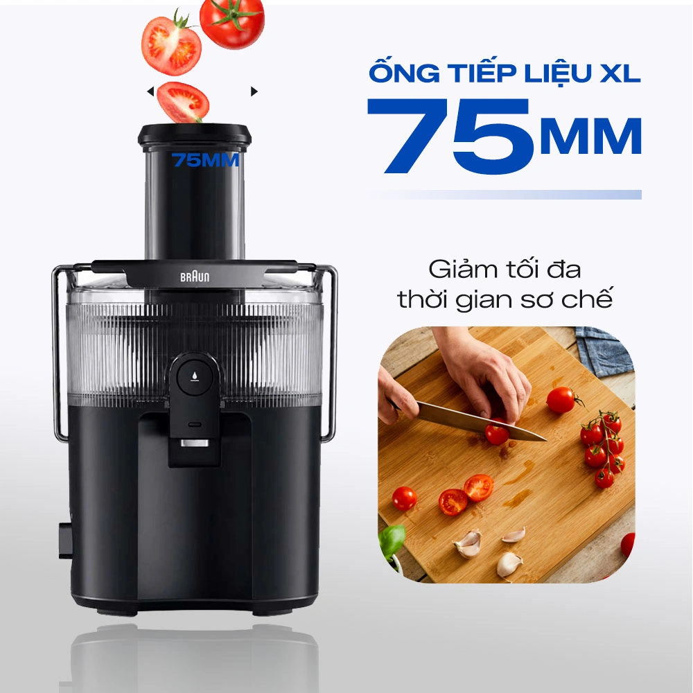 Máy ép trái cây Braun SJ5000 công suất 800W QH247673 2