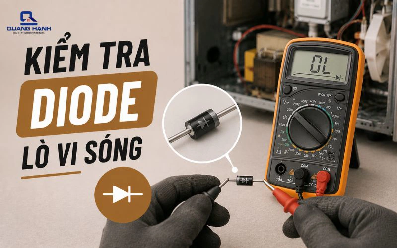 Cách kiểm tra diode lò vi sóng chính xác và an toàn