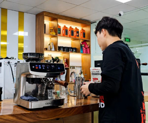Cách sử dụng máy pha cà phê Ceria
