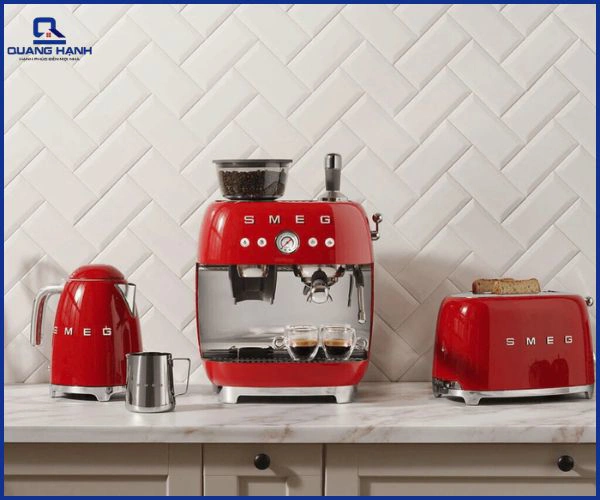 cách sử dụng máy pha cà phê Smeg