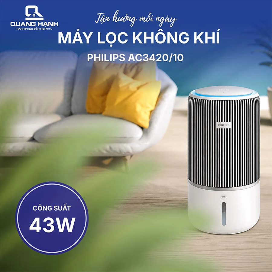 Máy lọc không khí Philips AC3420/10 QH246777 2