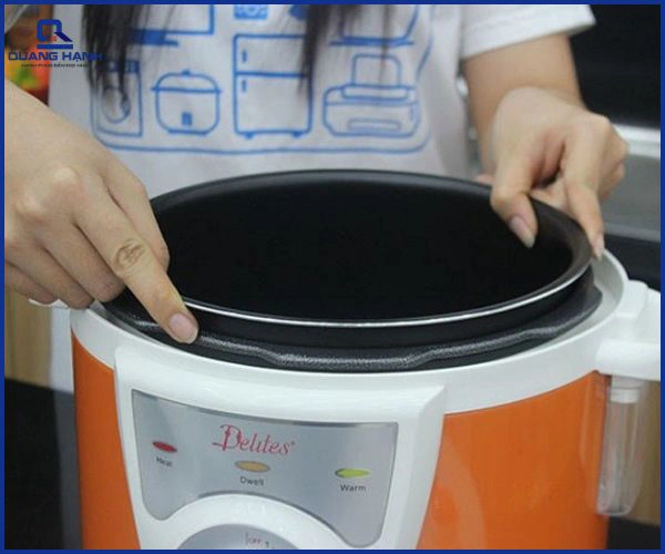 Nồi cơm điện không bật nấc