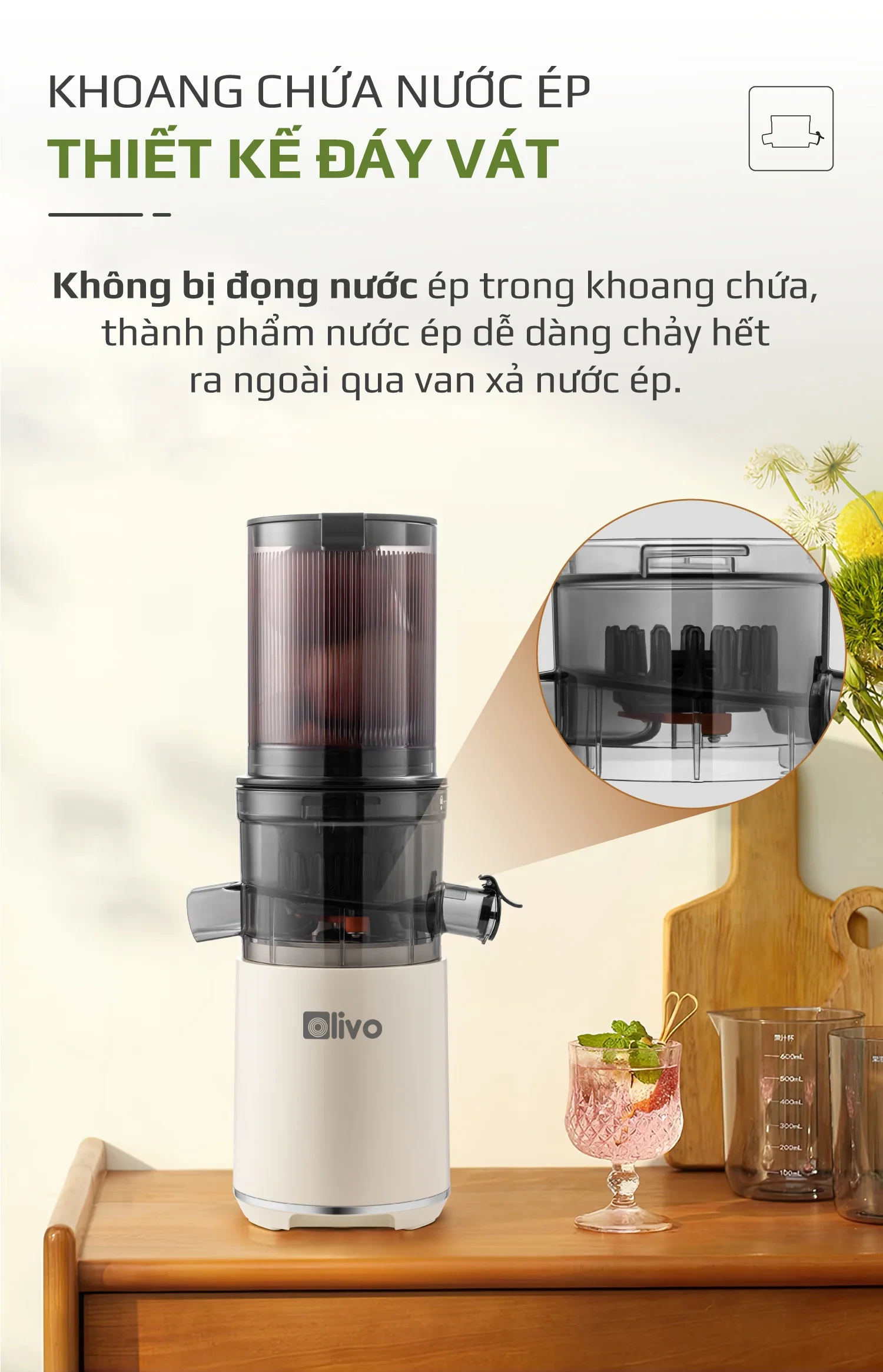 Máy ép chậm Olivo SJ2000 QH243692 4