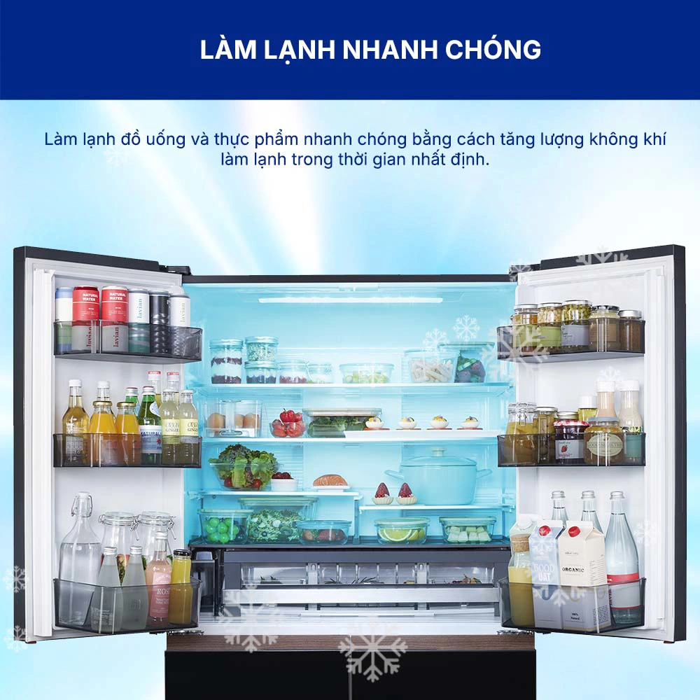 Tủ lạnh Multi Door Hitachi Inverter 670 lít R-GW670TV (XK) QH247746 2