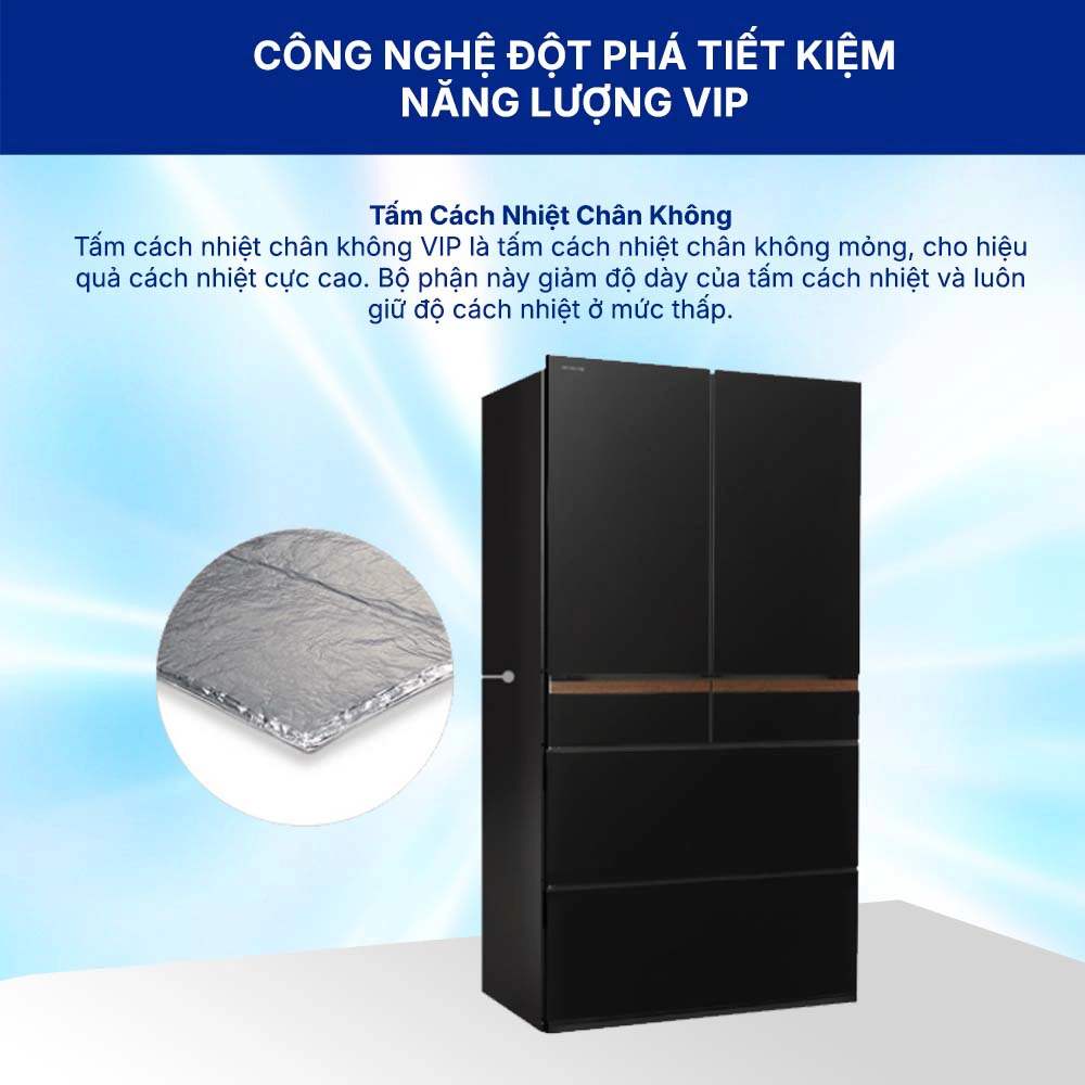 Tủ lạnh Multi Door Hitachi Inverter 670 lít R-GW670TV (XK) QH247746 4