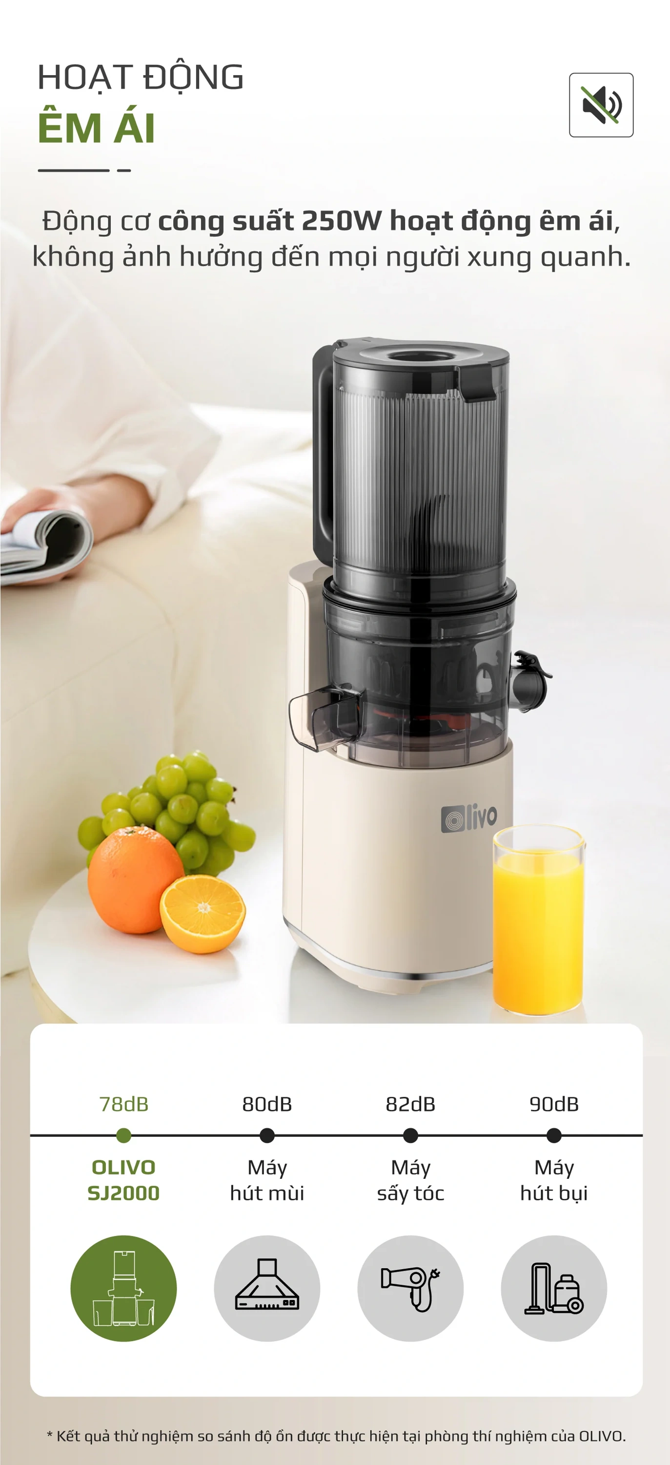 Máy ép chậm Olivo SJ2000 QH243692 8