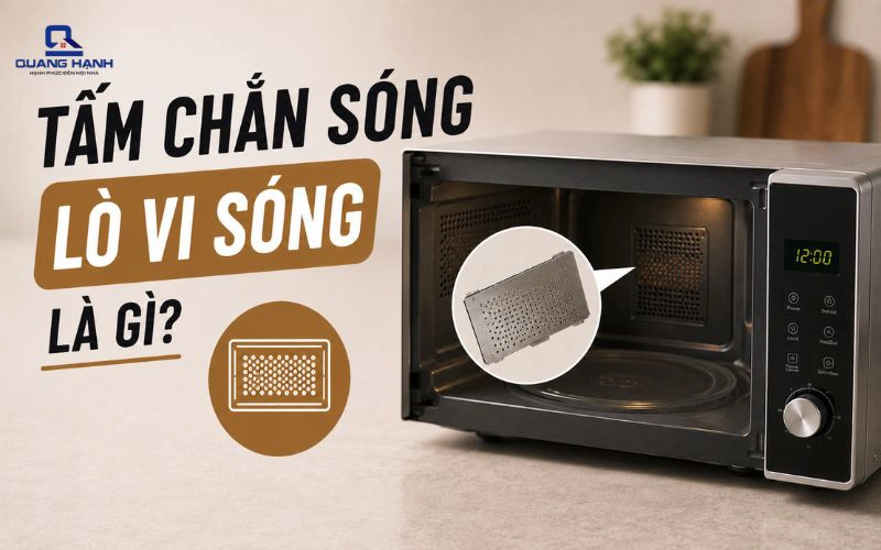 Tấm chắn sóng lò vi sóng là gì? Vai trò và những điều cần biết