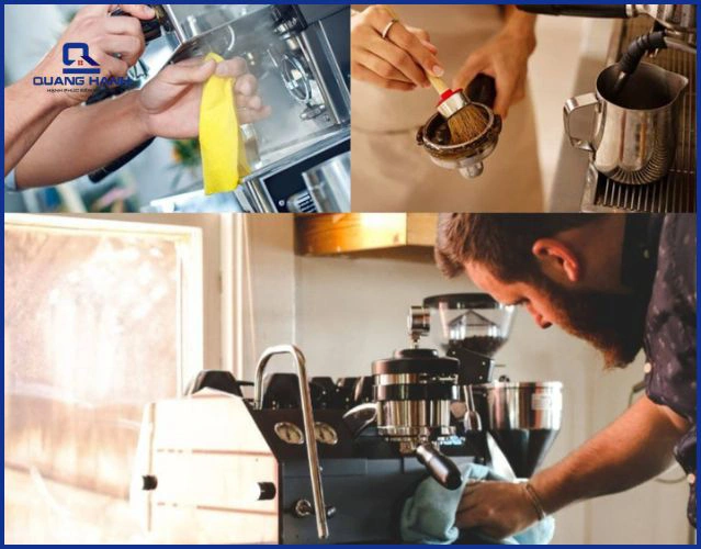 Các bước tẩy cặn và xả nước máy pha cà phê