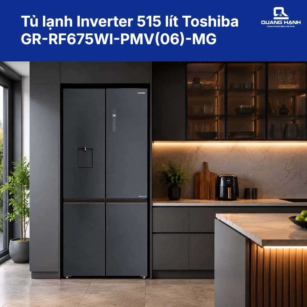 Tủ lạnh Inverter 515 lít Toshiba GR-RF675WI-PMV(06)-MG QH245521 2