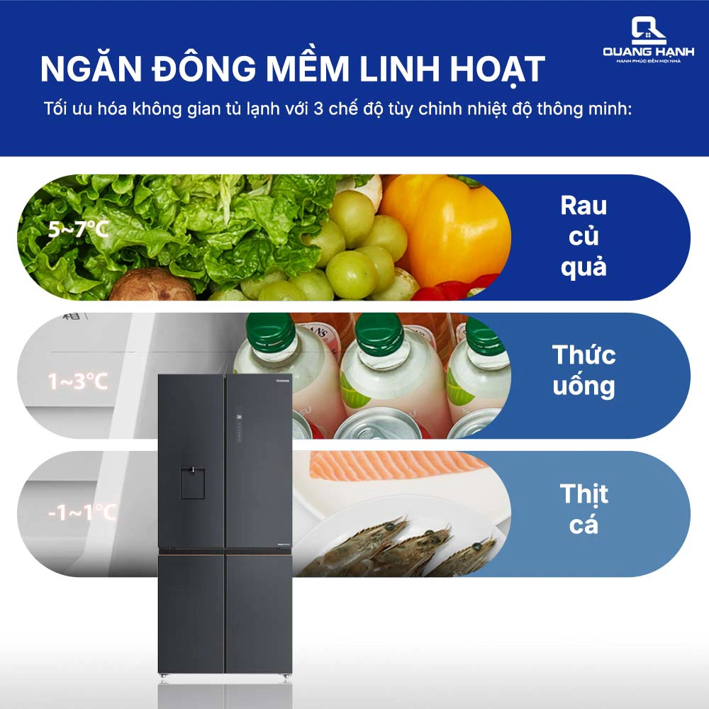 Tủ lạnh Inverter 515 lít Toshiba GR-RF675WI-PMV(06)-MG QH245521 6