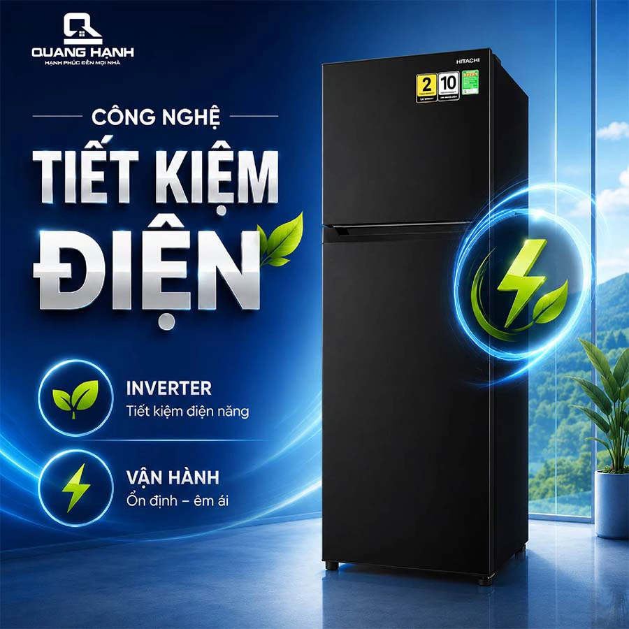Tủ lạnh Hitachi Inverter 260 lít HRTN5275MFUVN QH244999 3
