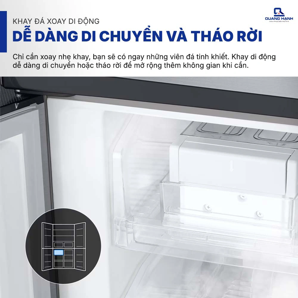 Tủ lạnh Samsung Inverter 488 lít RF48A4000B4/SV QH105720 8