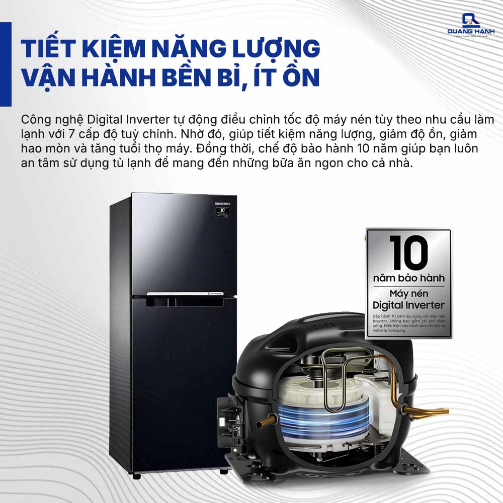 Tủ lạnh Samsung Inverter 208 lít RT20HAR8DBU/SV QH104717 4