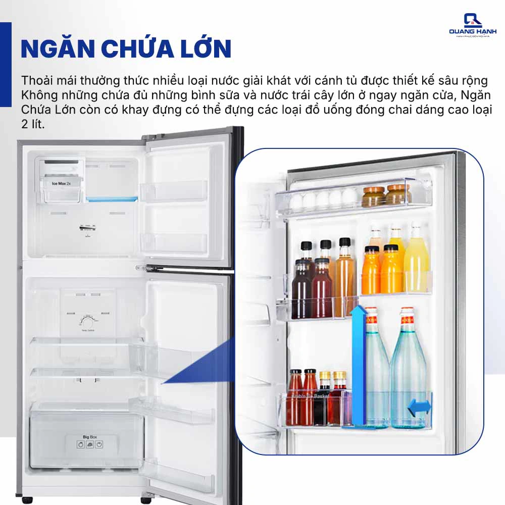 Tủ lạnh Samsung Inverter 208 lít RT20HAR8DBU/SV QH104717 7