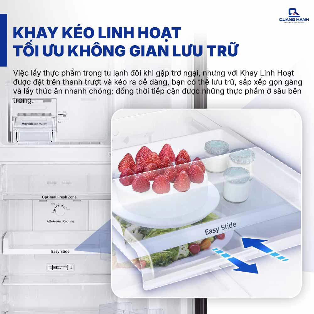 Tủ lạnh Samsung Inverter 236 lít RT22M4032BY/SV QH240675 6