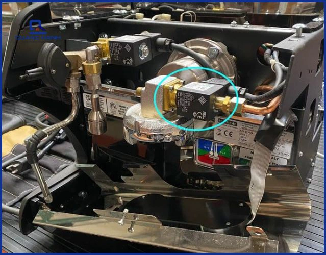 Van điện từ hơi nước máy pha cà phê