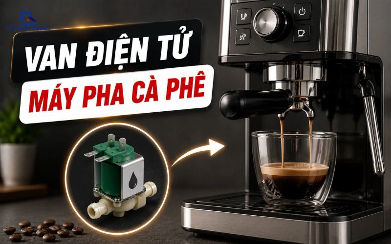 Cấu tạo và nguyên lý hoạt động van điện từ máy pha cà phê