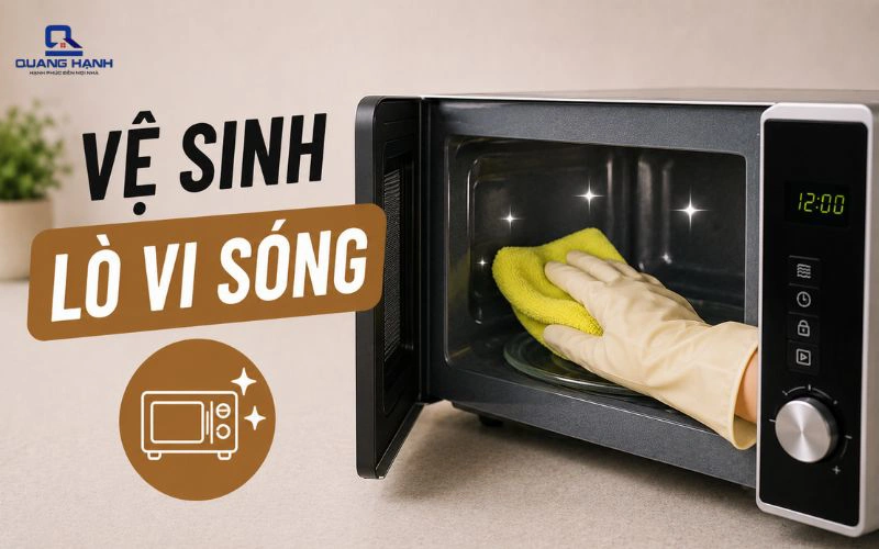 Cách vệ sinh lò vi sóng bằng nguyên liệu tự nhiên không hóa chất 