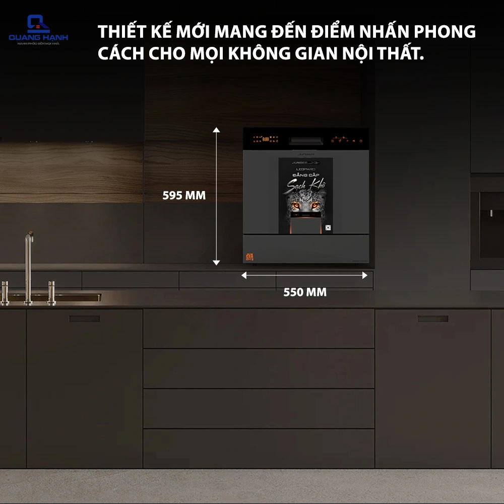 Máy rửa bát 13 bộ Junger DWJ-136-VG QH246662 2