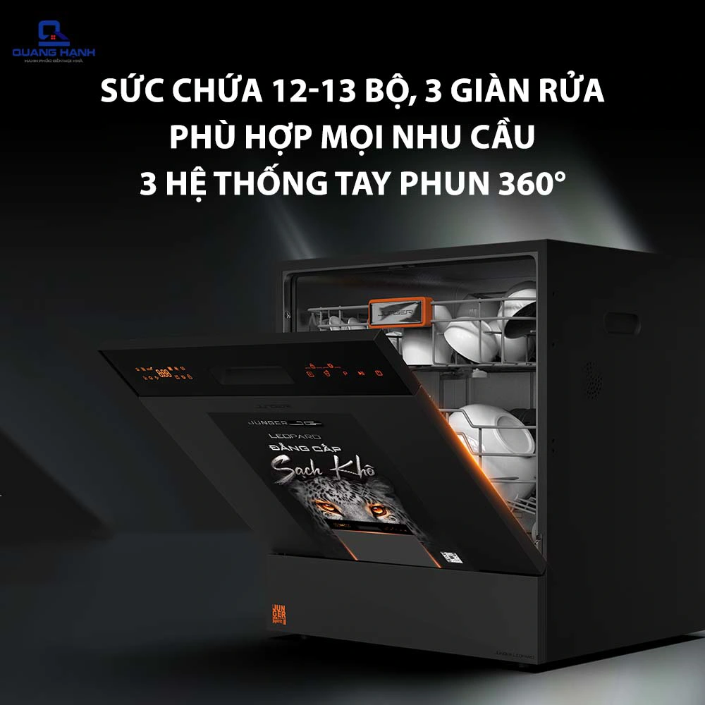 Máy rửa bát 13 bộ Junger DWJ-136-VG QH246662 7