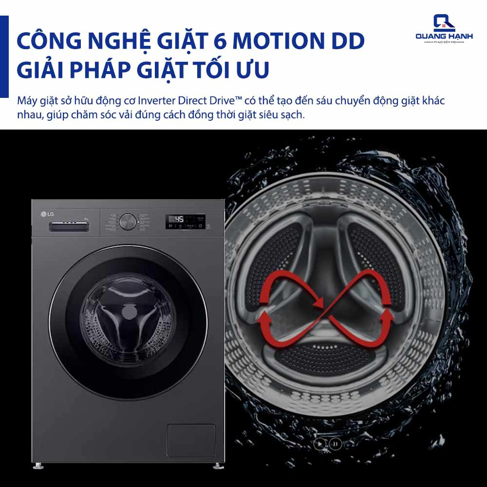 Máy giặt LG Inverter 9 kg FB1209S6M QH247020 2
