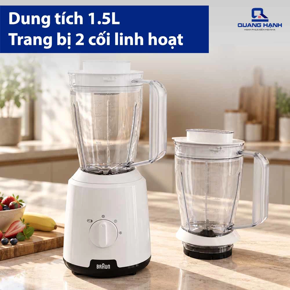 Máy xay sinh tố Braun JB1010WH 600W QH247482 2