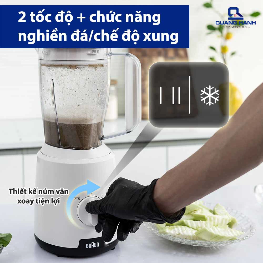 Máy xay sinh tố Braun JB1010WH 600W QH247482 3