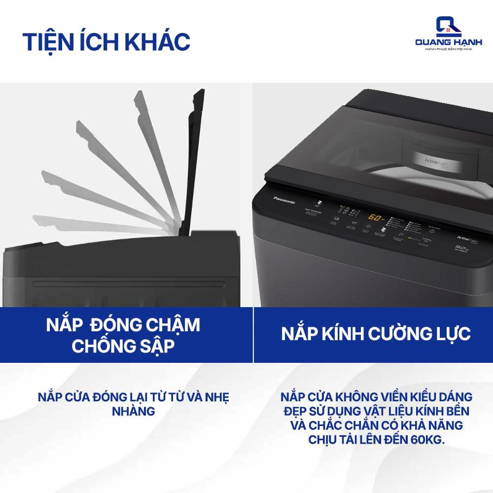 Máy giặt Panasonic 9 Kg lồng đứng NA-F90S10BRV QH242158 3