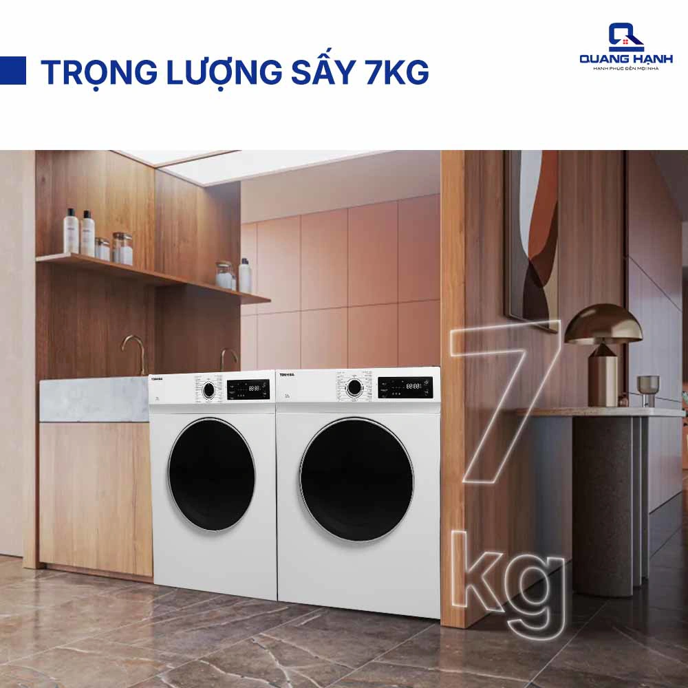 Máy sấy thông hơi Toshiba TD-H80SEV(WK) 7 kg QH242123 3